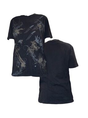 Vintage Marc Ecko Navy Short Sleeve Graphic Tee